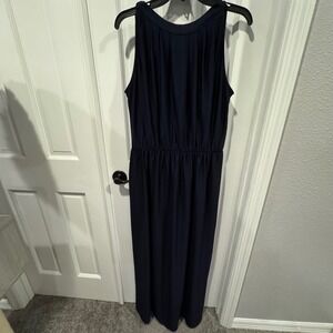 KOH KOH Navy Blue Sleeveless Maxi Dress – Size L NWOT‎